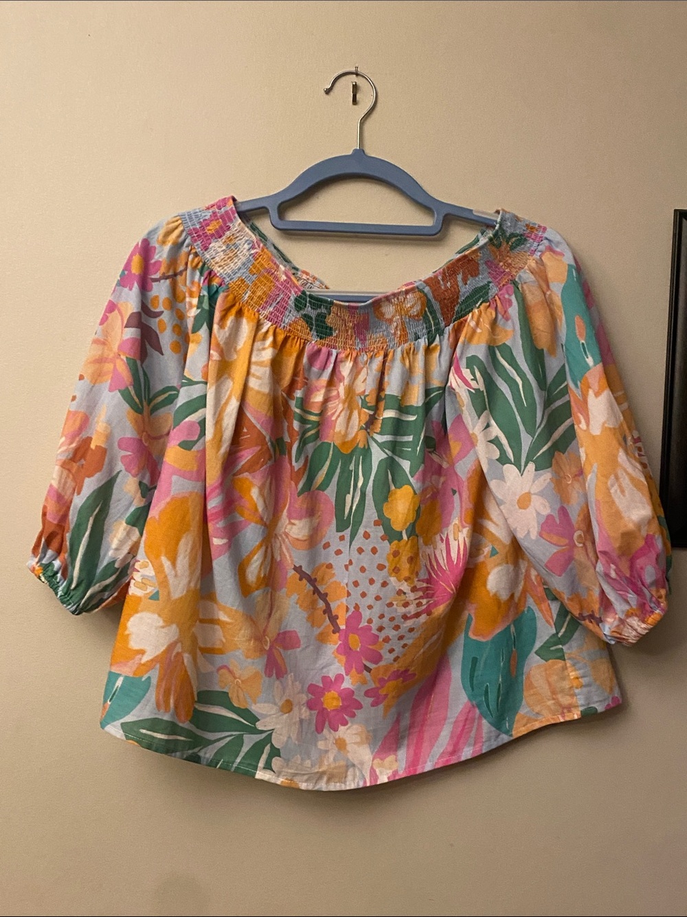 Flying Tomato Multicolor Floral Off-Shoulder Top 🆕